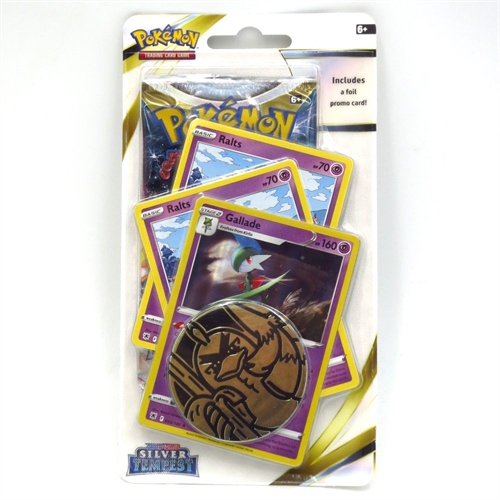 Pokemon Sword & Shield - Silver Tempest - Premium Checklane Blister Gallade, Ralts og Ralts (Eng)